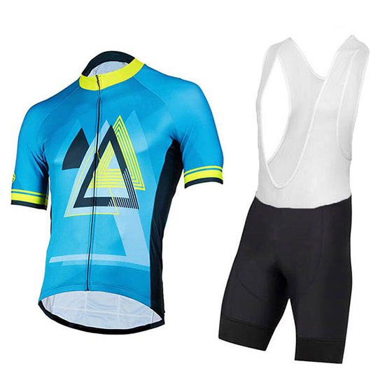 Pearl Izumi Kurzarmtrikot 2018 und Kurze Tragerhose Blau